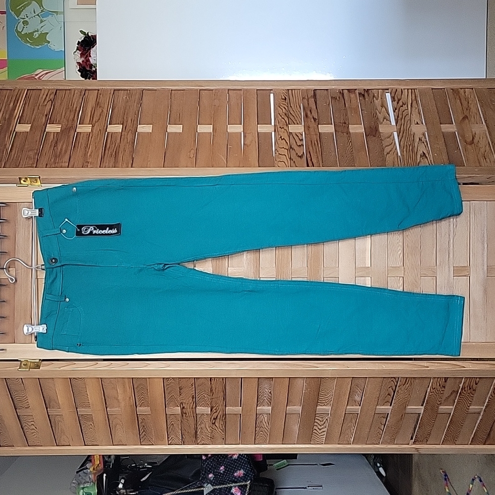 NWT Teal Skinny Pants